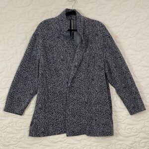 Penningtons 80s Open Front Jacket Black & Gray
